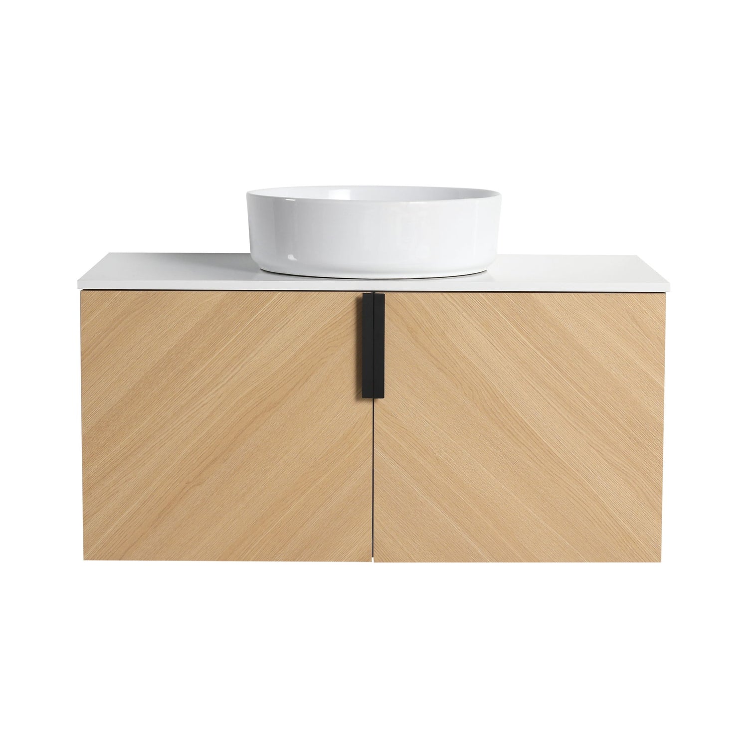 Wall Mounted Bathroom Vanity With Art Sink