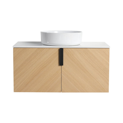 Wall Mounted Bathroom Vanity With Art Sink