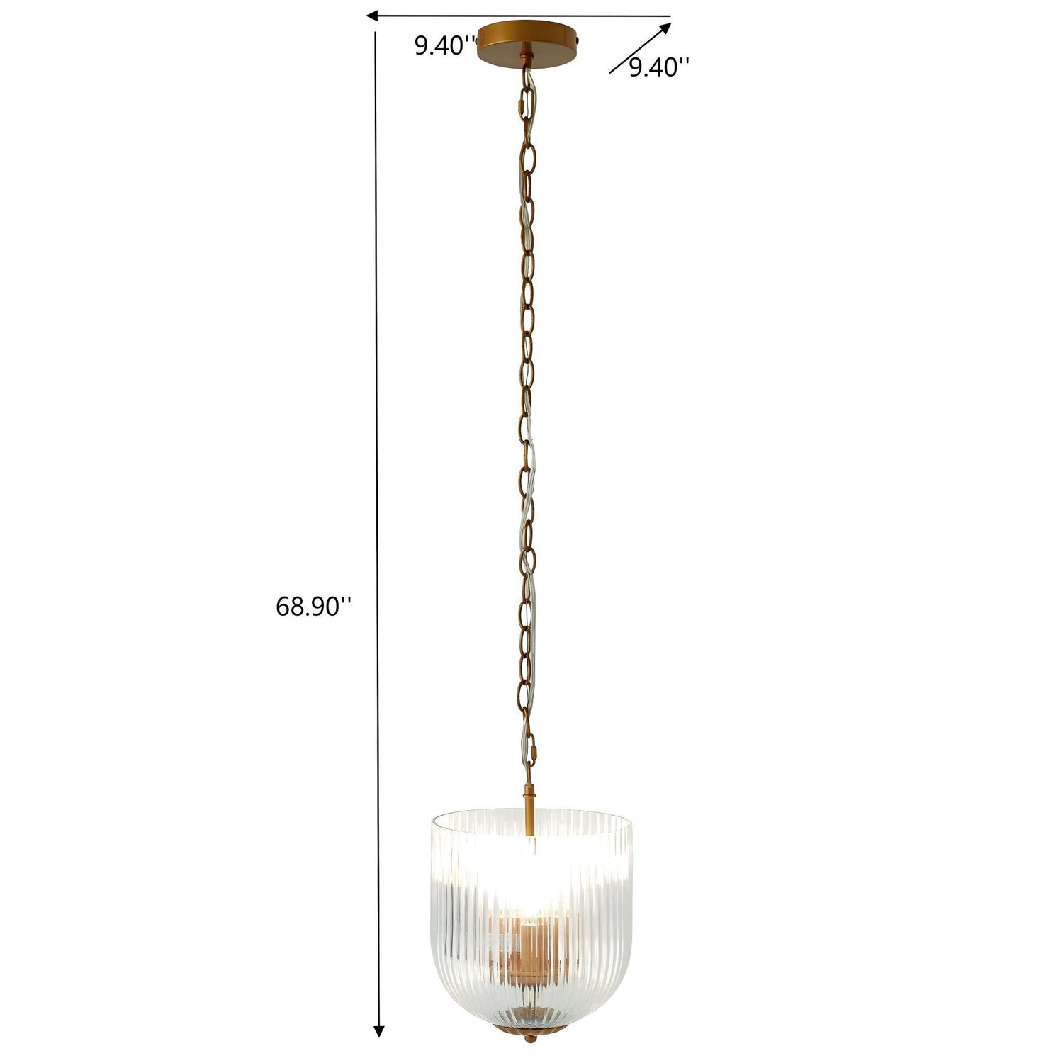 Garnet - Pendant Lamp - Transparent