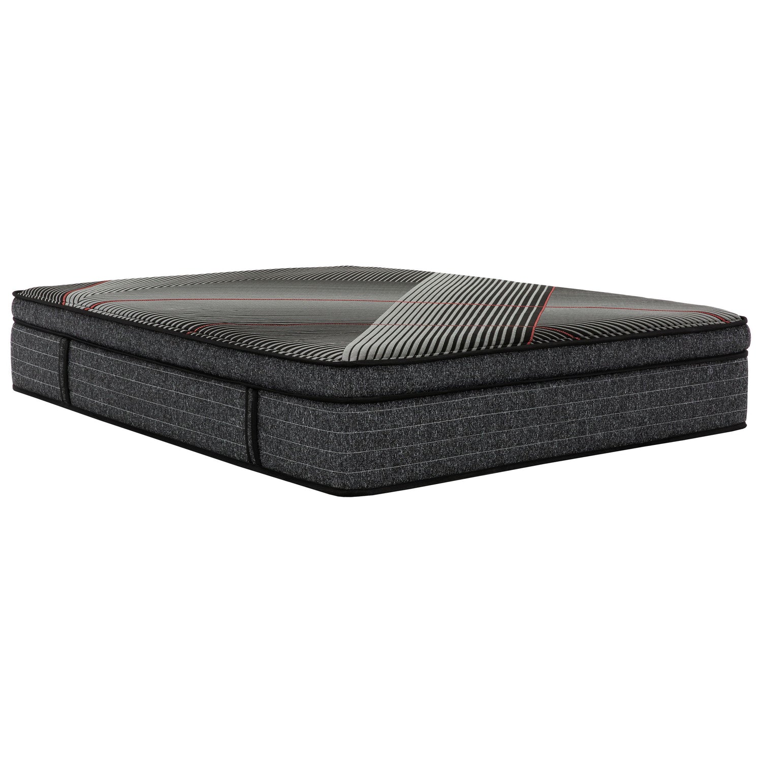 15" Euro Top Gel Memory Foam Hybrid Mattress With Pocket Coils, Cooling &amp; Edge Support - Black - Queen