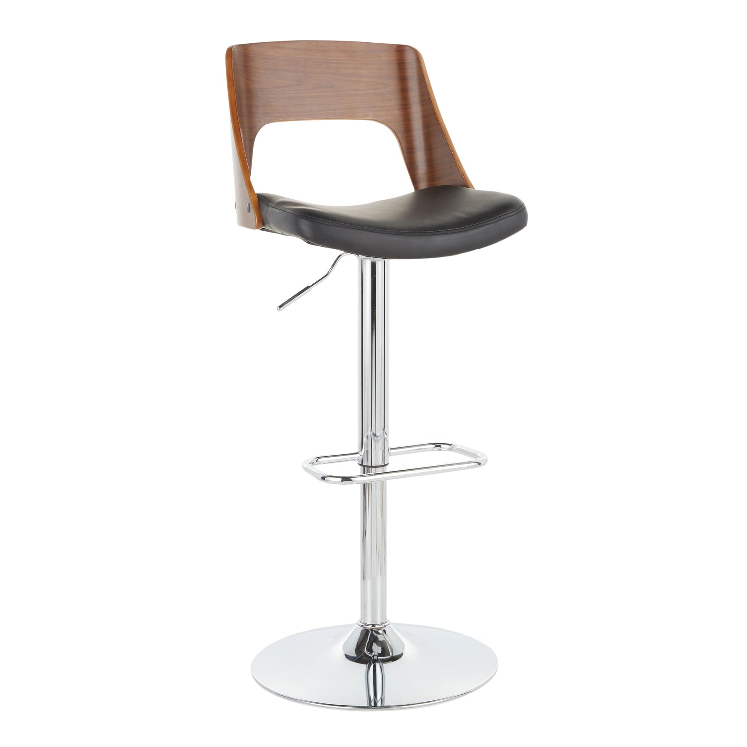 Valencia - Mid Century Modern Adjustable Barstool &amp; Swivel