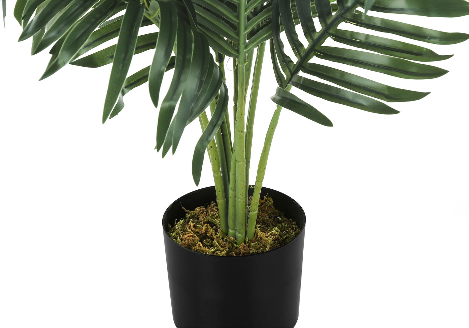 34&quot; Tall, Artificial Plant, Palm Tree, Indoor, Faux, Fake, Floor, Greenery, Potted, Real Touch, Decorative - Green / Black