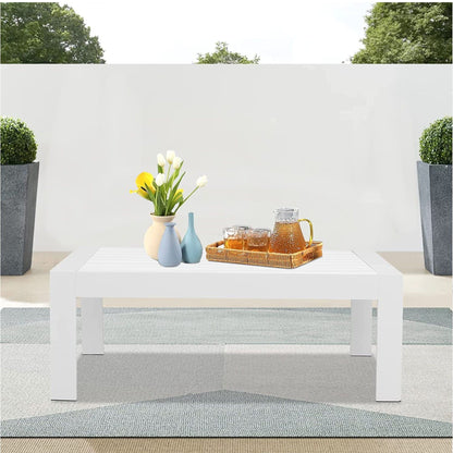 Modern Rectangle Outdoor Coffee Table