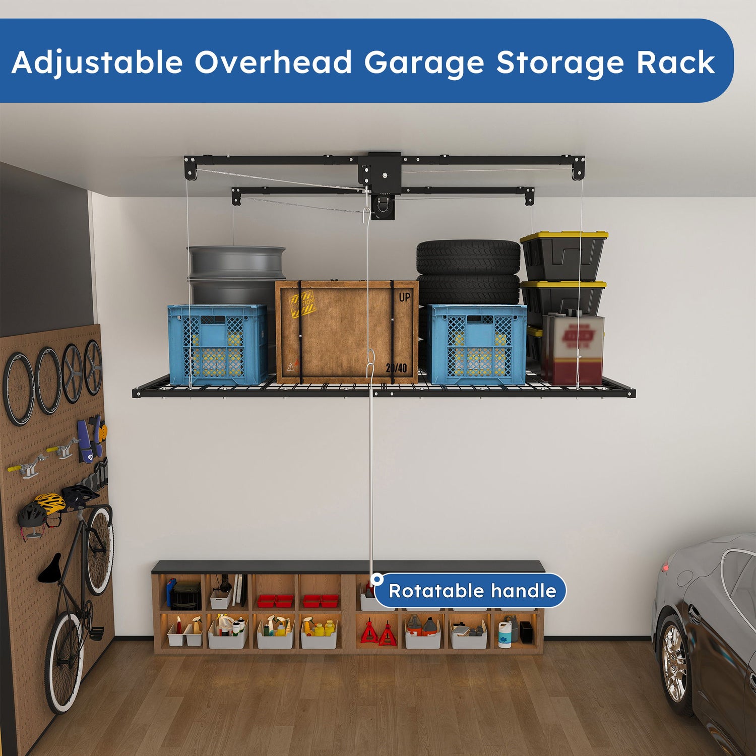 Overhead Garage Storage Rack