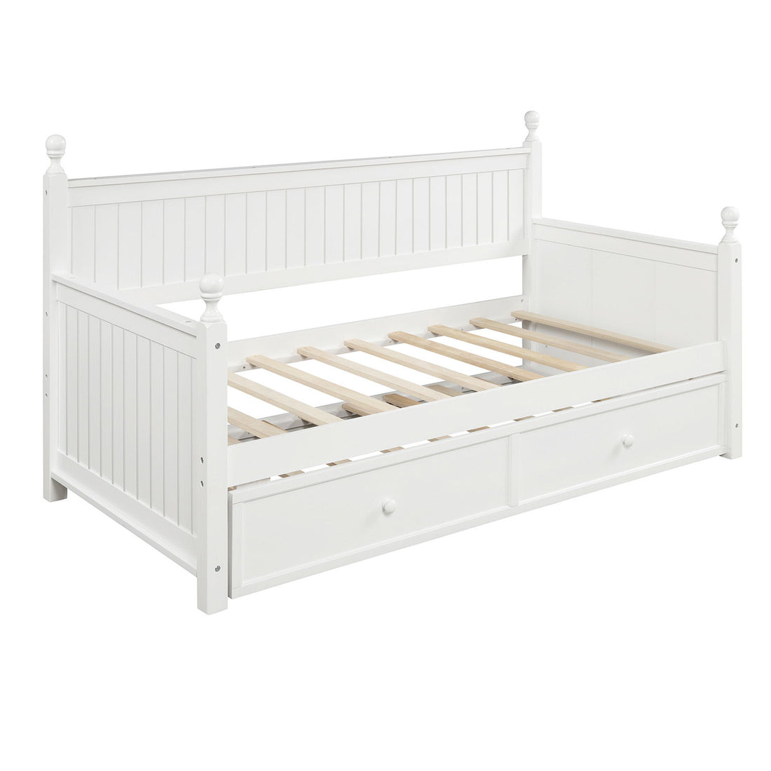 Twin Size Daybed &amp; Twin Size Trundle - White