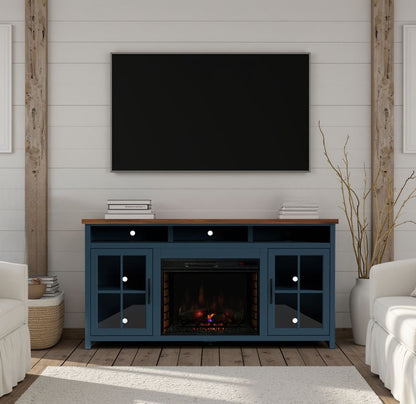 Nantucket - 74&quot; Fireplace TV Stand Console