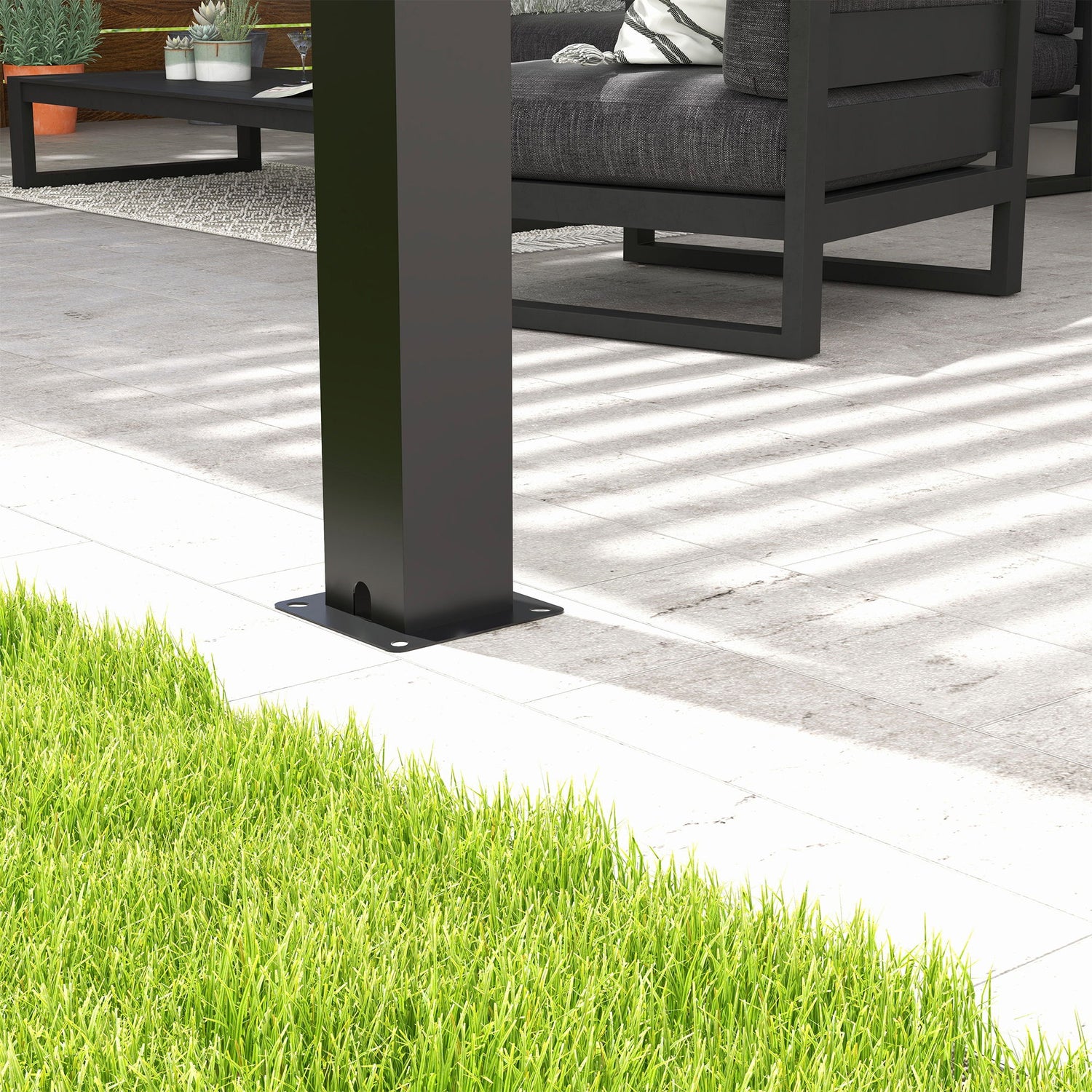 Louver Pergola Aluminium Frame &amp; Louvers