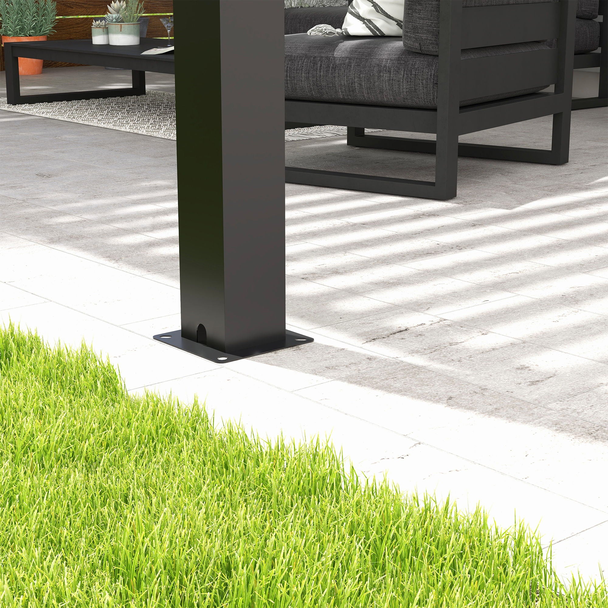 Louver Pergola Aluminium Frame &amp; Louvers