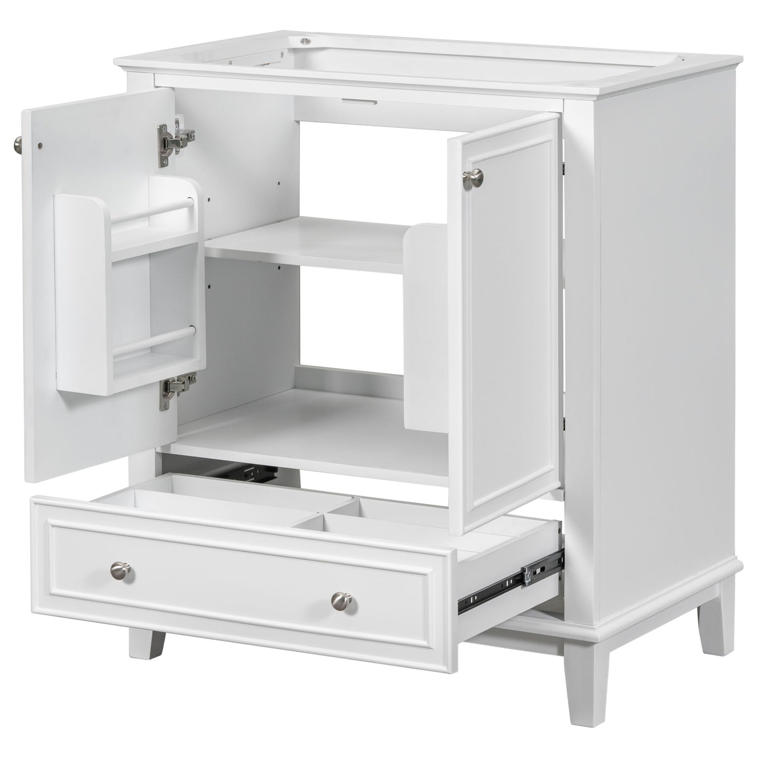 Modern Bathroom Vanity Base Only With Doors And Drawer
