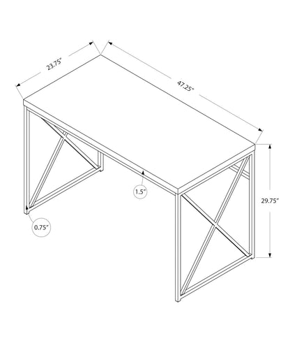 Computer Desk For Home Office, Laptop, Glossy Contemporary &amp; Modern