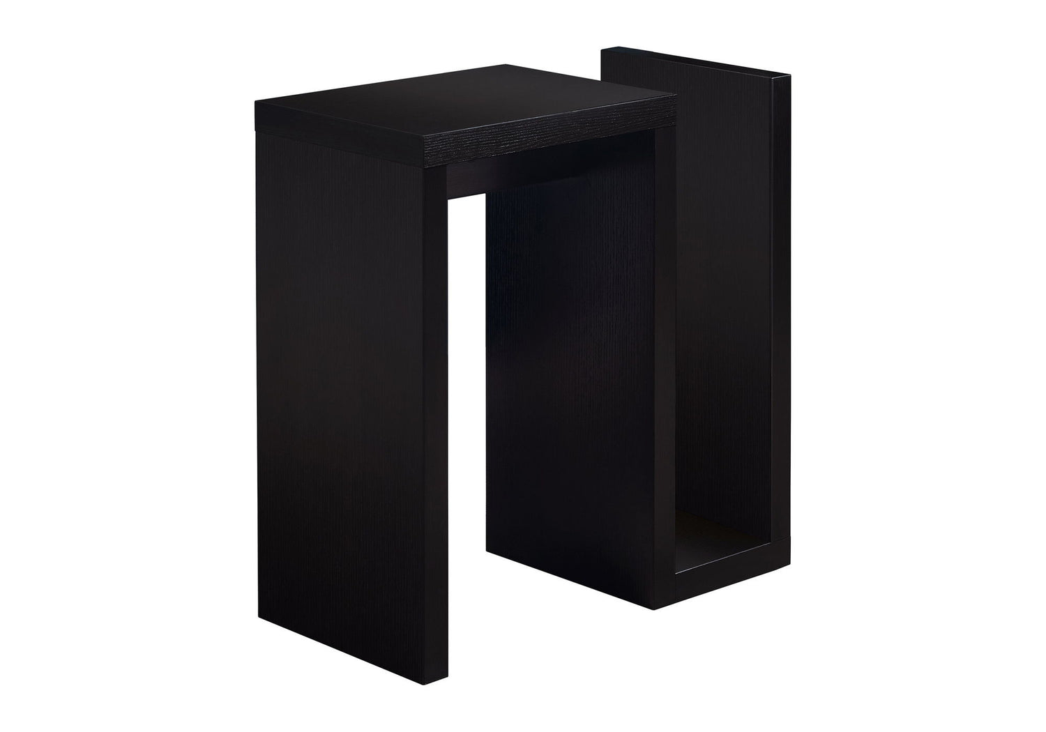 Accent Side Table, Narrow, Small, Contemporary &amp; Modern - Brown