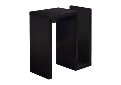 Accent Side Table, Narrow, Small, Contemporary &amp; Modern - Brown