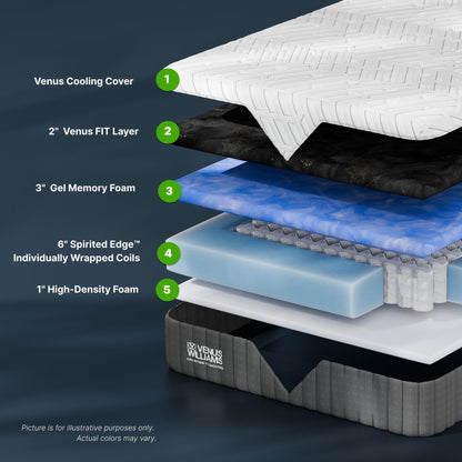 Venus Williams Legend - 12&quot; Hybrid Mattress