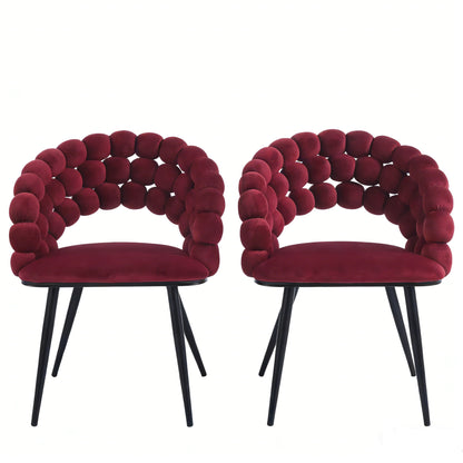 Modern Chair With Tube Legs, Soft Cushions And Comfortable Backrest