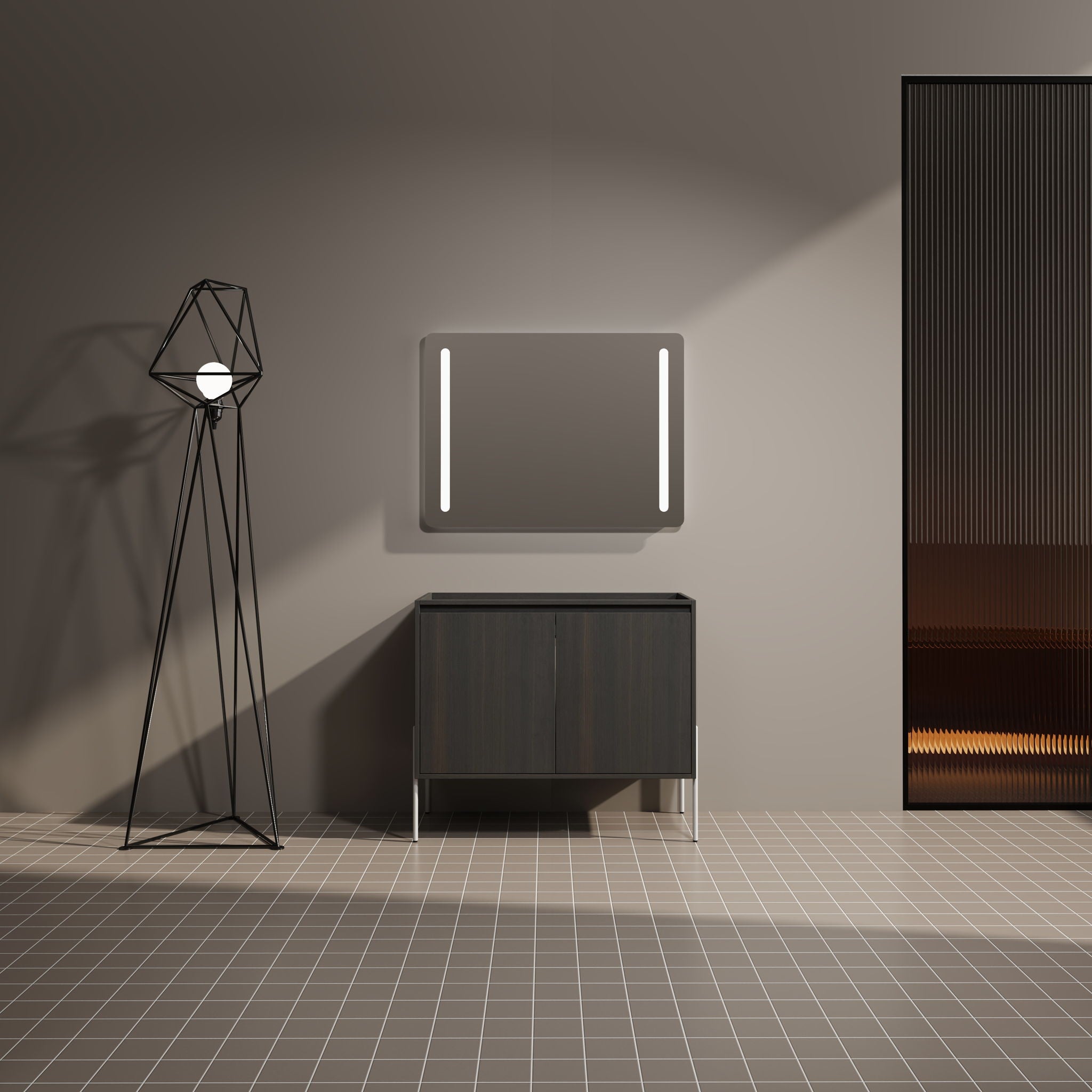 Freestanding Bathroom Vanity &amp; Soft Close Cabinet Doors