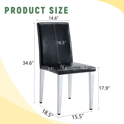 Elegant Upholstered Chairs &amp; Metal Legs