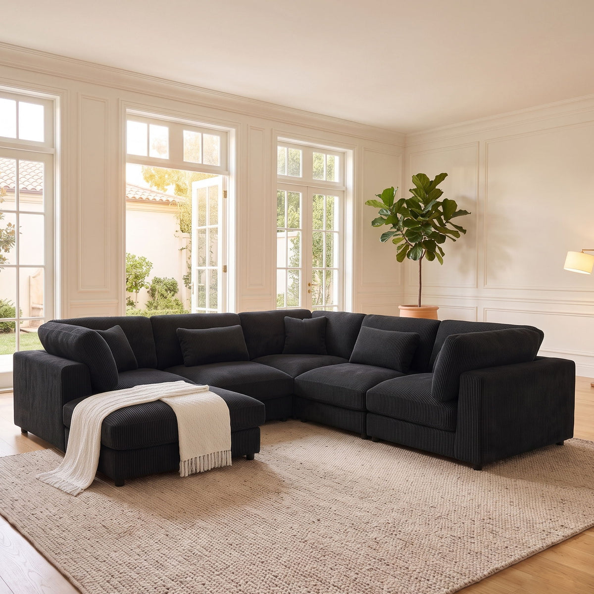Upholstered Modular Sectional &amp; Custom Configuration