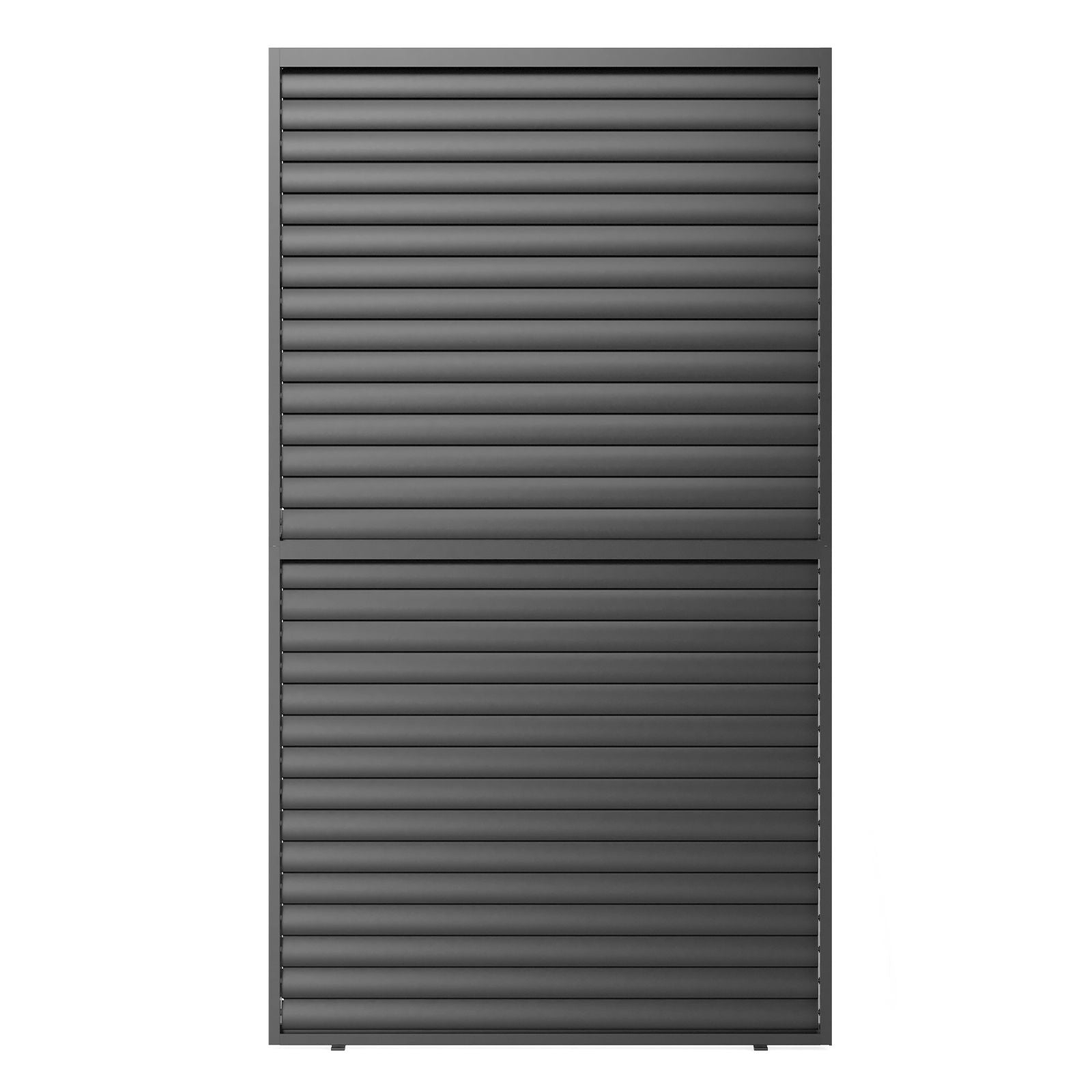 Louver Grille 1 / 3 13Ft Frame &amp; Louvers - Black