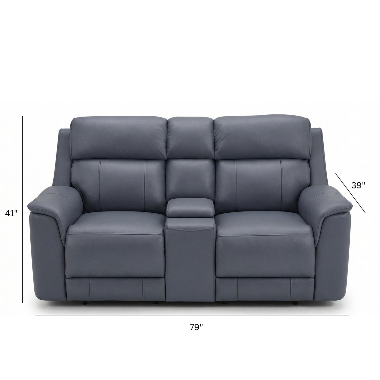 Oslo - Dual Power Reclining Loveseat With Console
