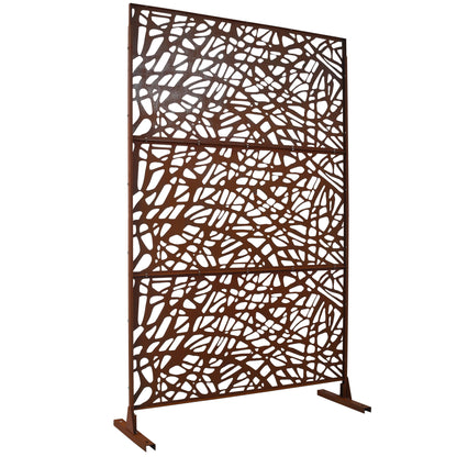 Outdoor &amp; Indoor Freestanding Decorative Privacy Screen