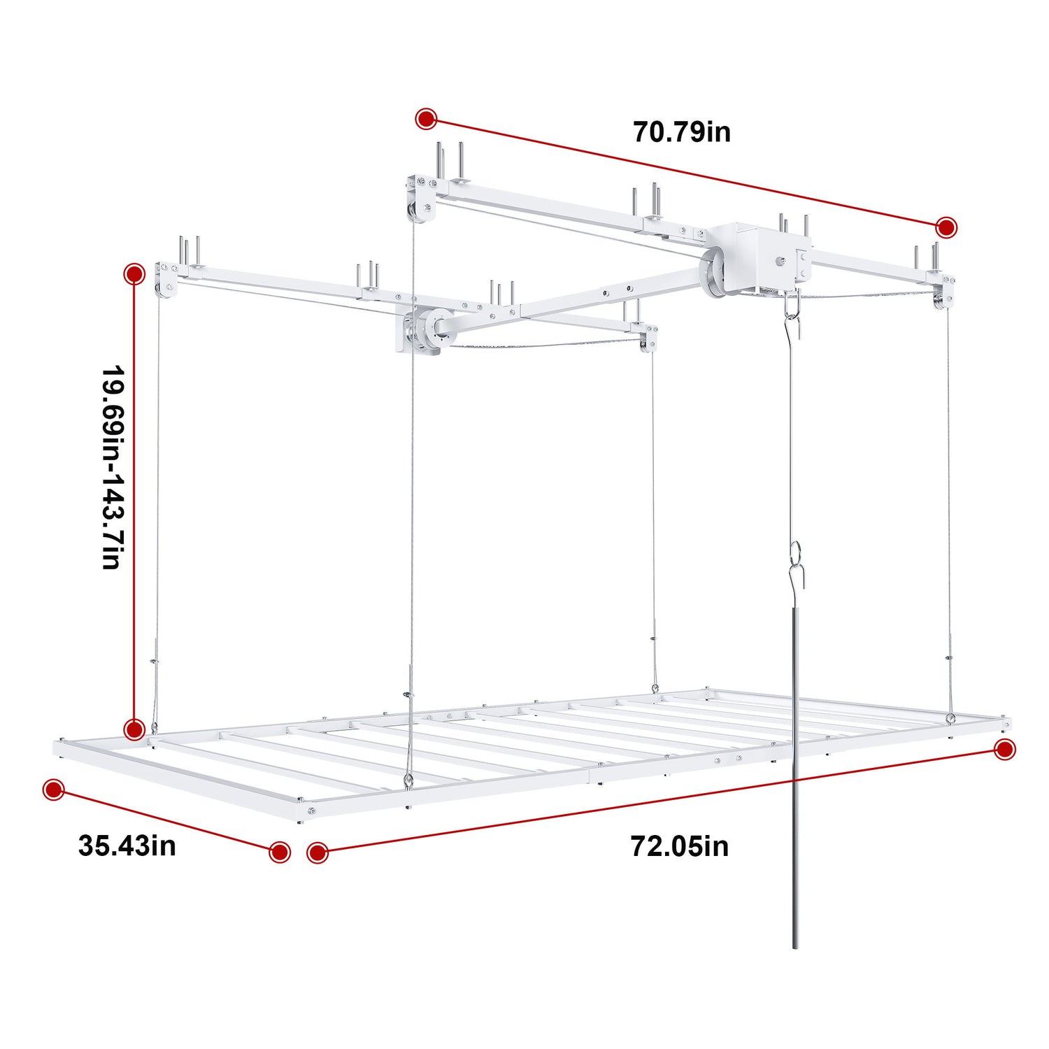 Overhead Garage Storage Rack