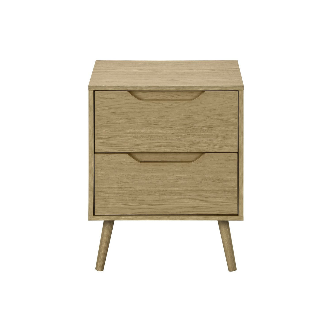 Accent Table With Storage Drawers - Natural