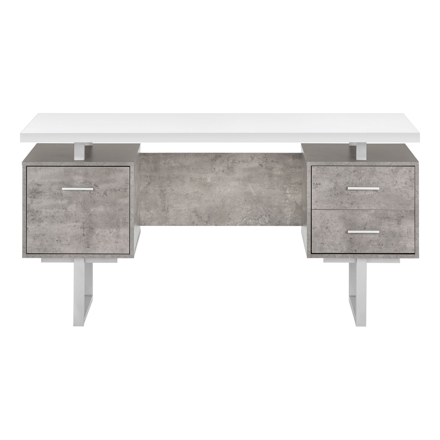 Computer Desk For Home Office, Laptop, Left, Right Set - Up, Storage Drawers, Contemporary &amp; Modern