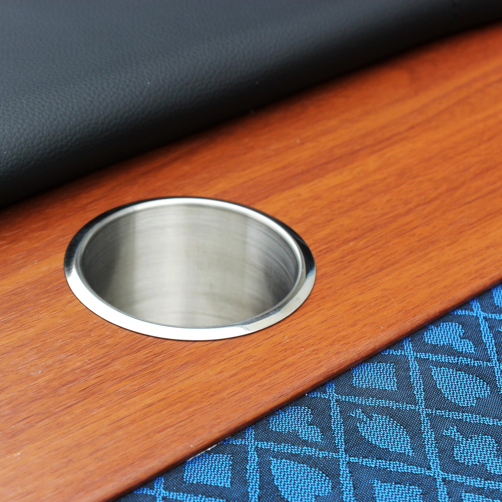 96&quot; 10 Poker Table for 10 Players Casino Games with Speed Cloth Felt Pedestal Base Cup Holders Blue
