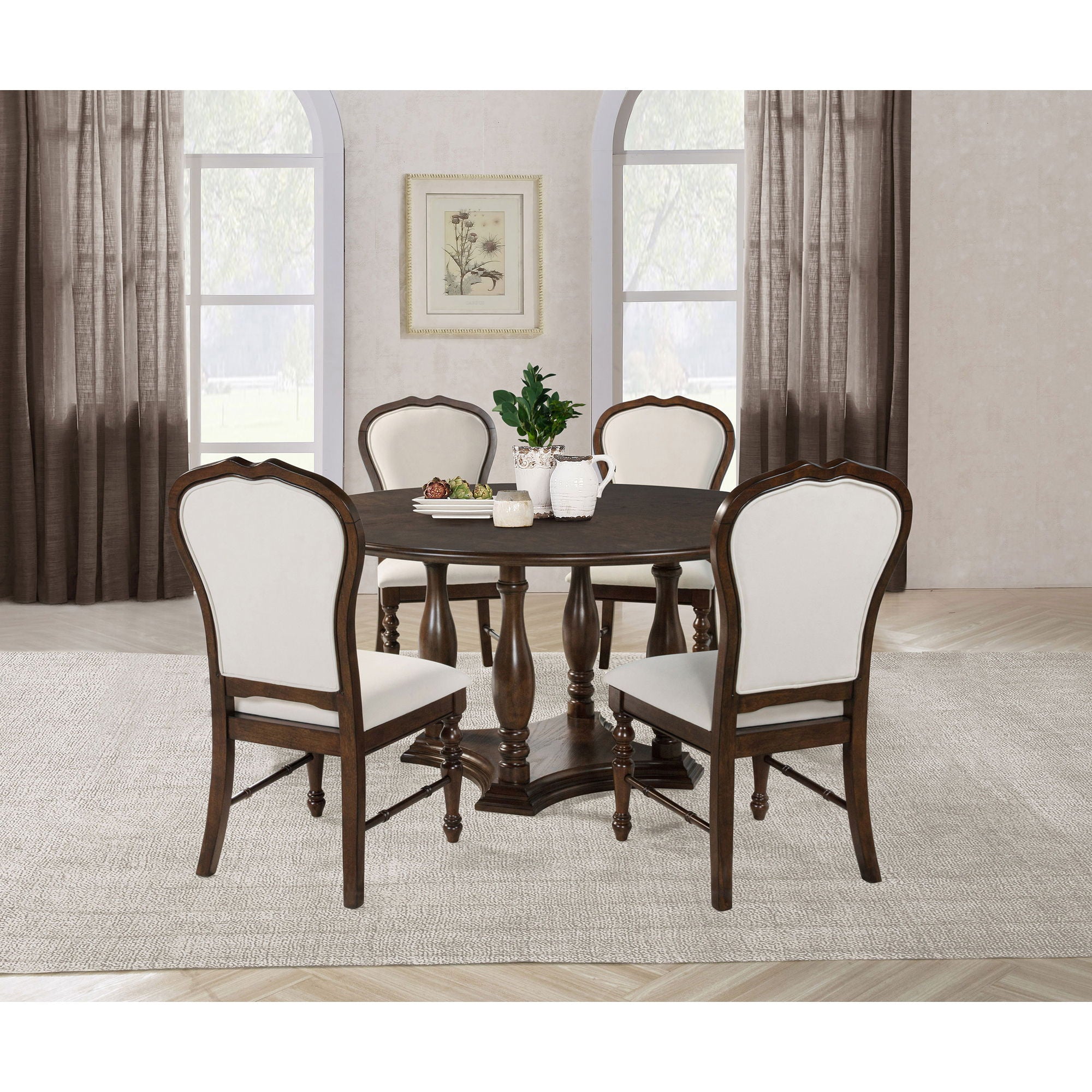 Claire - Round Dining Table Set