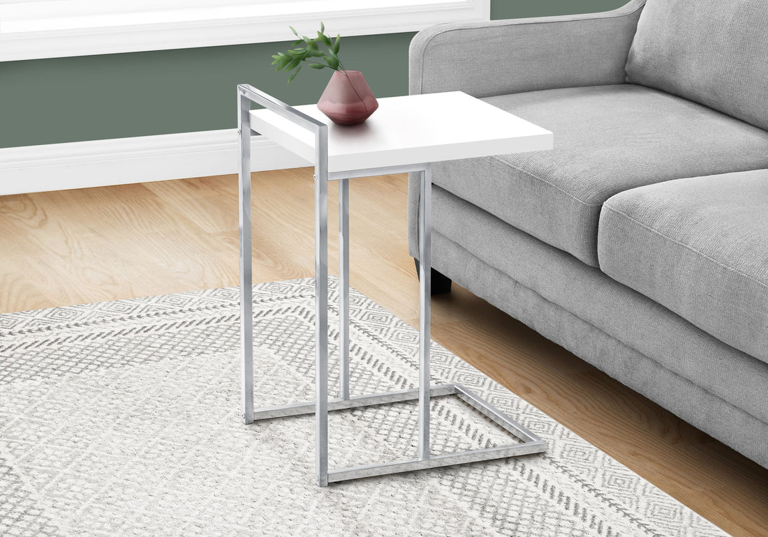 Accent Table, C - Shaped, Contemporary &amp; Modern