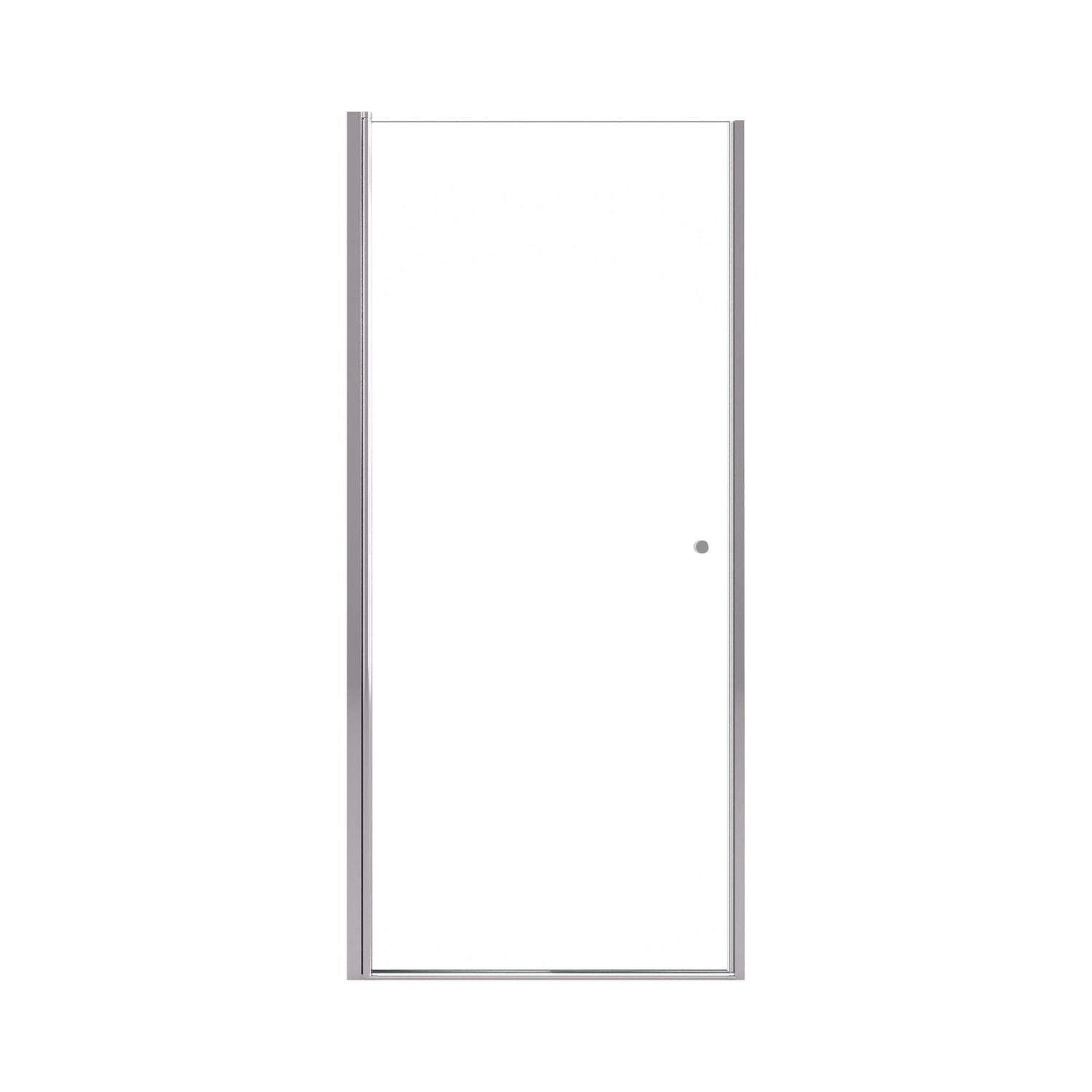 Semi Frameless Circular Pivot Shower Door With 1 / 4&quot; Sgcc Tempered Glass