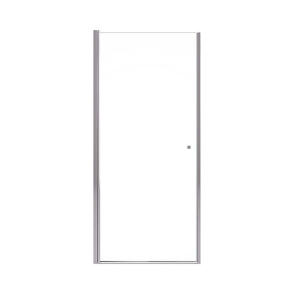 Semi Frameless Circular Pivot Shower Door With 1 / 4&quot; Sgcc Tempered Glass