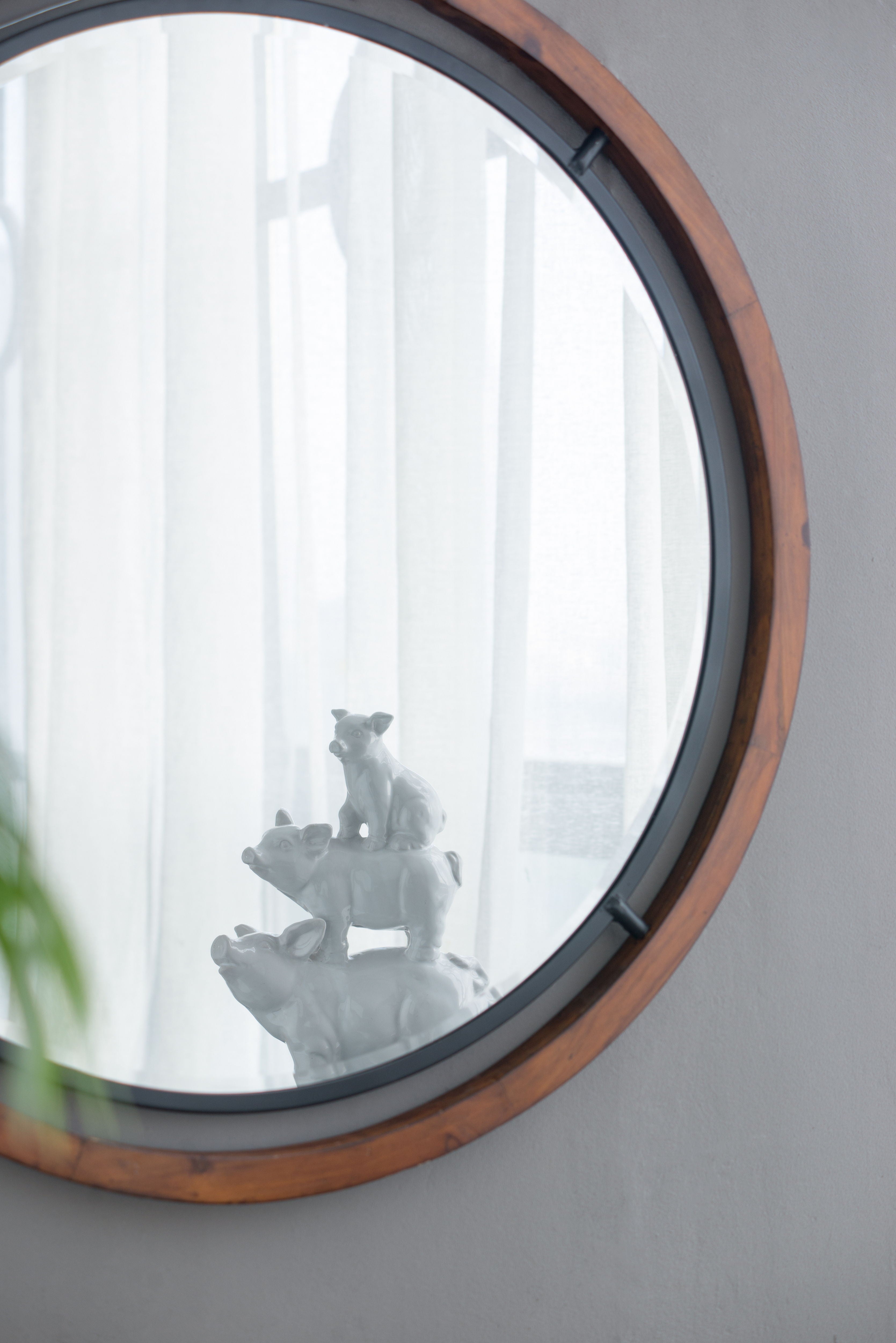Mogley - Wall Mirror - Brown
