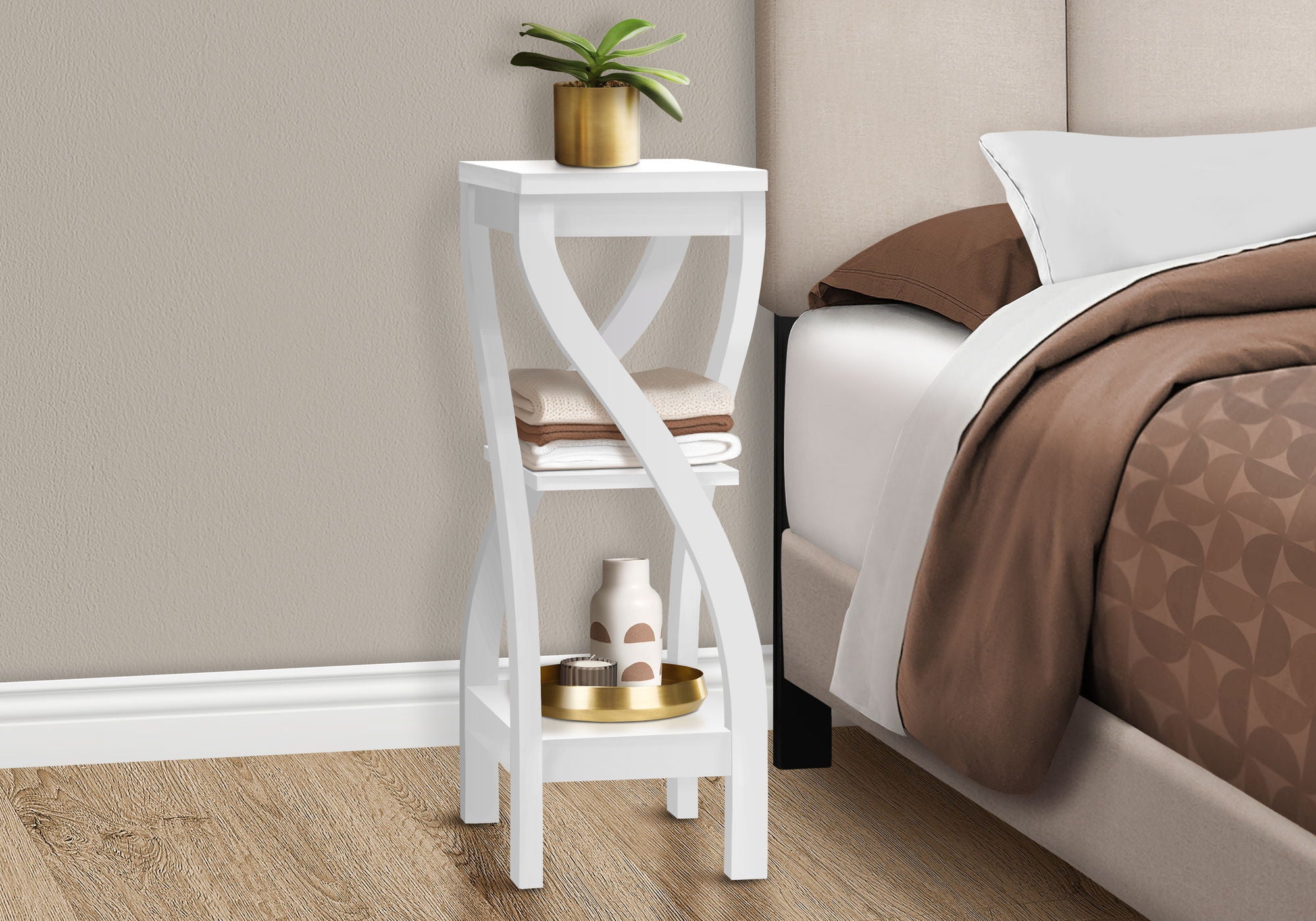 Accent Table Versatile Usage, Square, Contemporary &amp; Modern