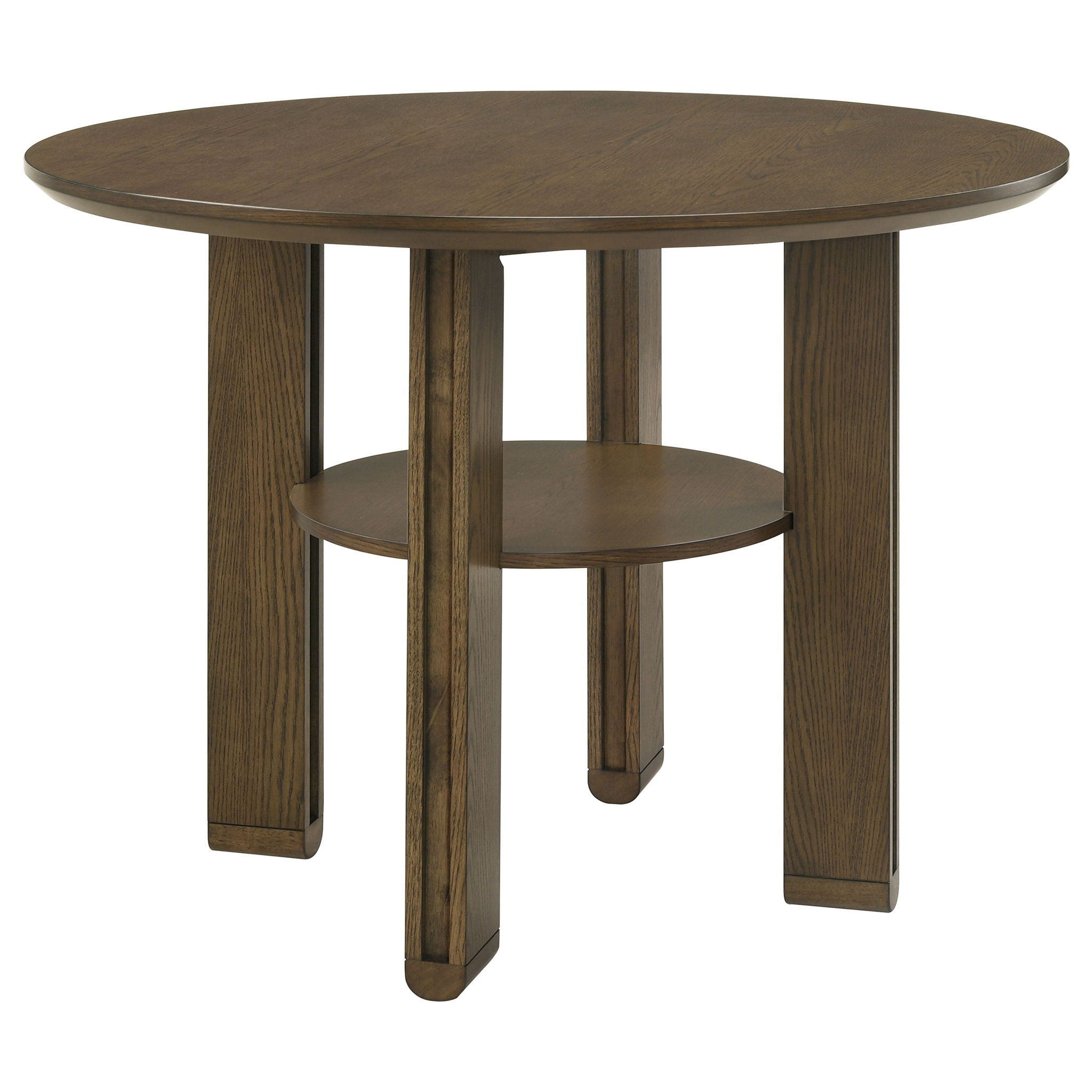 Crispin - Round Counter Height Dining Table - Brown