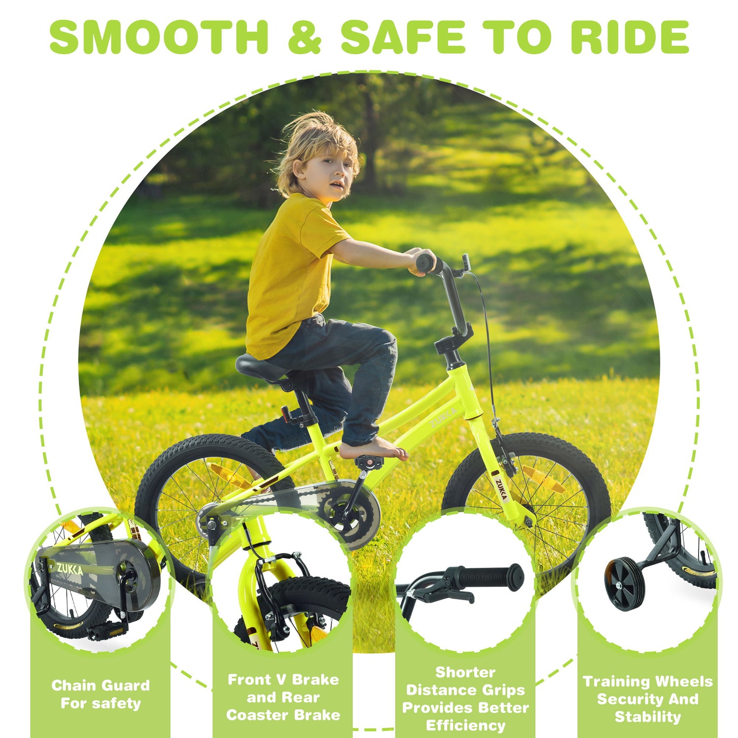 Zukka - Kids Bike, 16&quot; Kids&