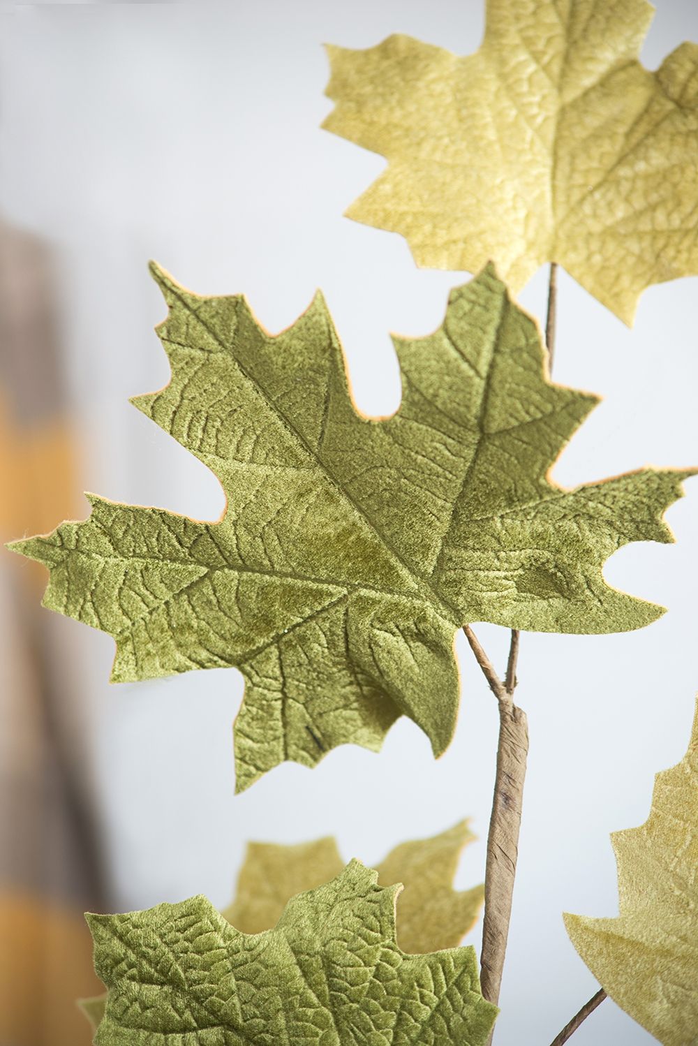 Paper Maple Leaf Spray, Botanicals Decor For Harvest Festival Fall Festival &amp; Thanksgiving Table Decorations
