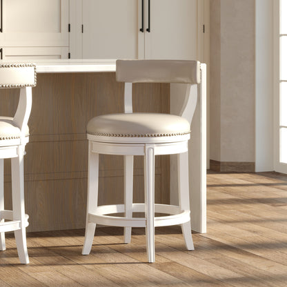 Stool &amp; Upholstered Seat And Back