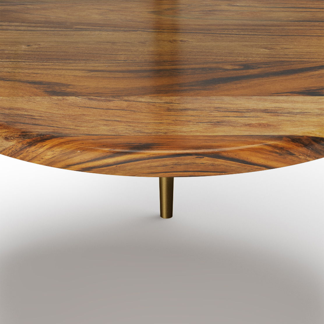 Wagner - Round Marble &amp; Wood Table