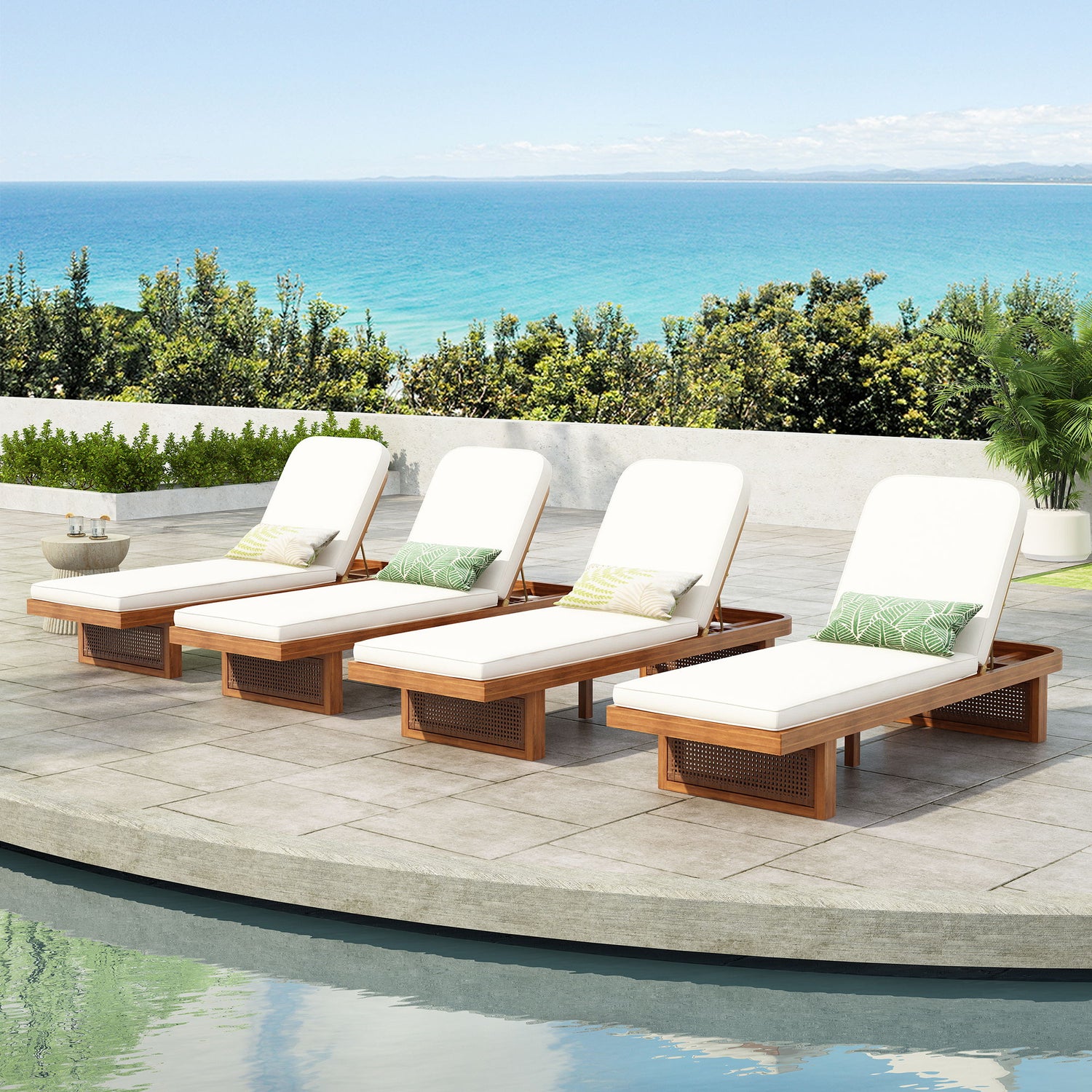 Outdoor Lounge Chair With Frame