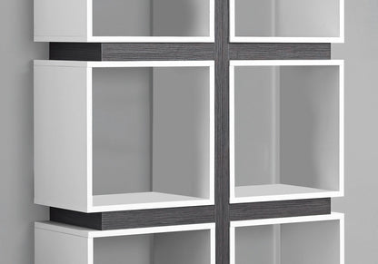 Bookshelf, Bookcase, Etagere, 5 Tier, For Office, Contemporary &amp; Modern - White