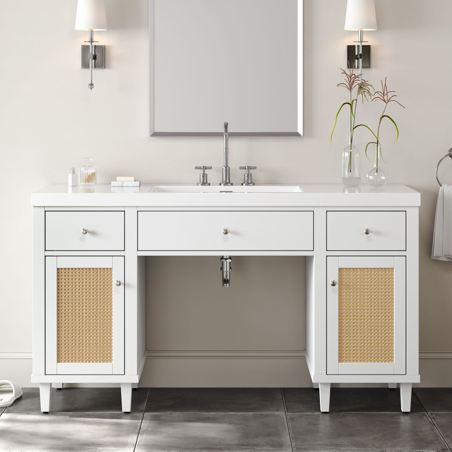 Bathroom Vanity With Sink, Spacious Storage Cabinet