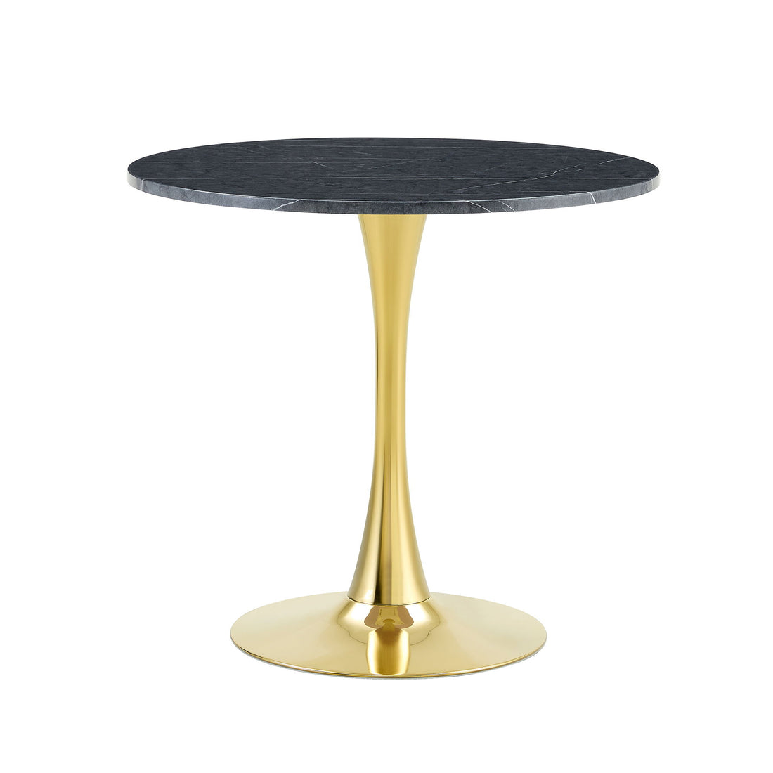 Round Dining Table &amp; Thickened Top For Kitchen