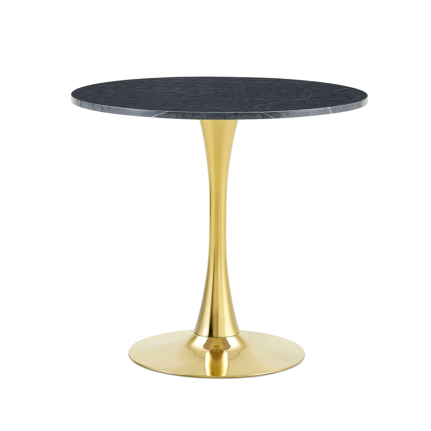 Round Dining Table &amp; Thickened Top For Kitchen