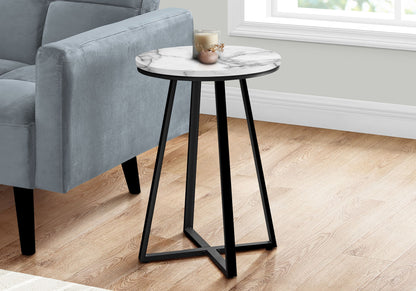 Accent Table, Side, Round Contemporary &amp; Modern Modern Design
