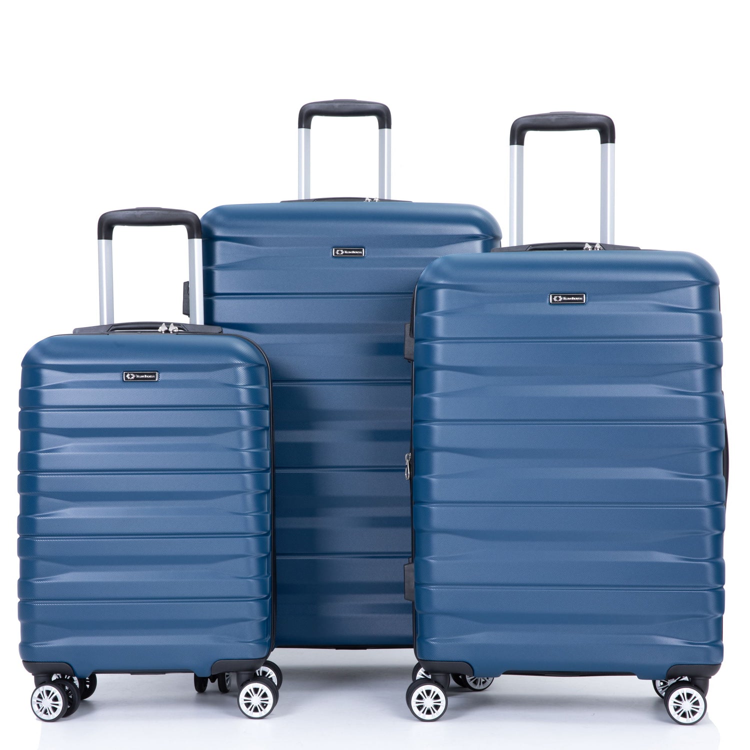 3 Piece Luggage Sets Lightweight &amp; Durable Expandable Suitcase With Two Hooks