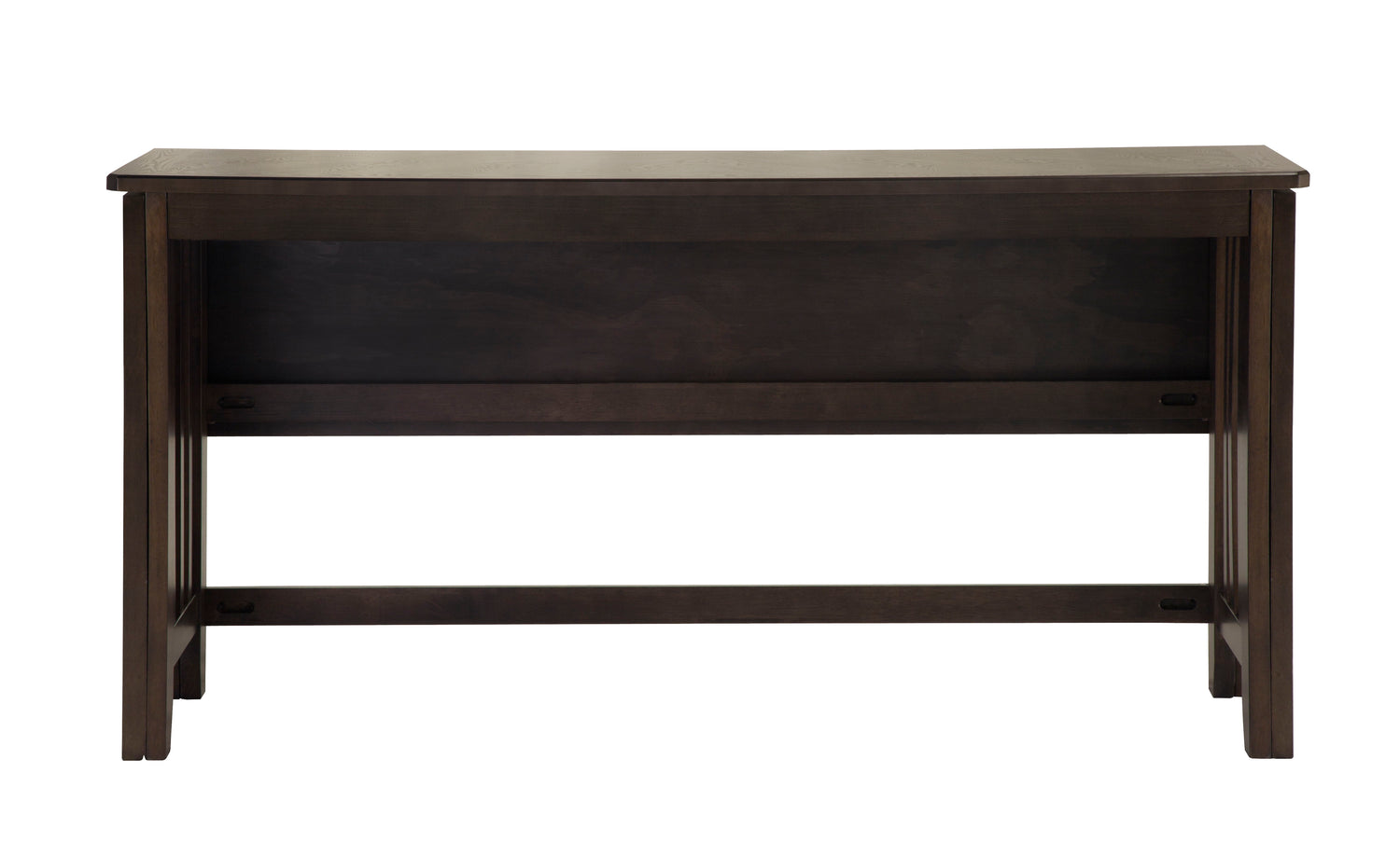 Drop Leaf Table &amp; 4 Stools - Dark Brown