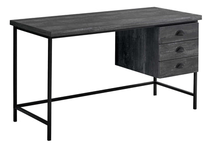 Computer Desk For Home Office, Laptop, 3 Storage Drawers, Contemporary &amp; Moder