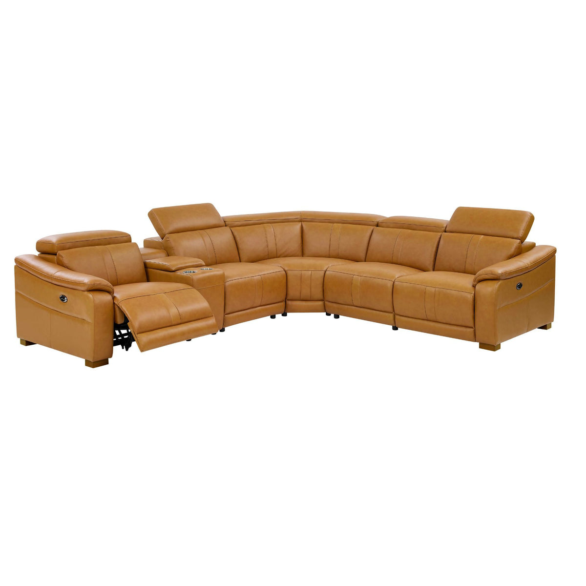Modular Sectional &amp; Recliner Seat And Adjustable Headrest