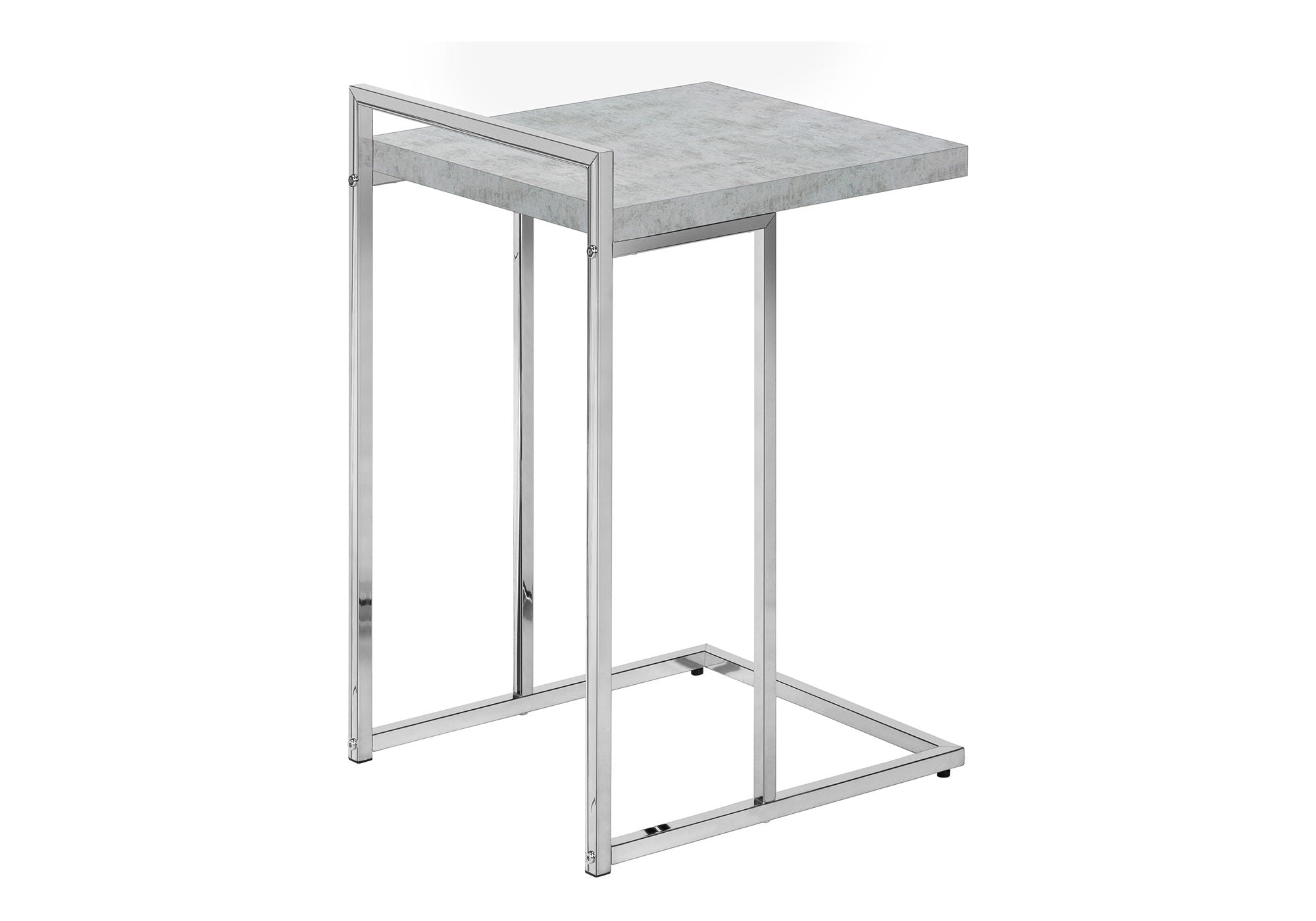 Accent Table, C - Shaped, Contemporary &amp; Modern
